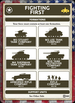 Flames of War: American Patton’s Fighting First (Mid War) - for just $80! 