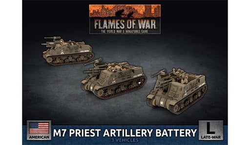 Flames of War: American M7 Priest Artillery Battery (Late War) - for just $30! 