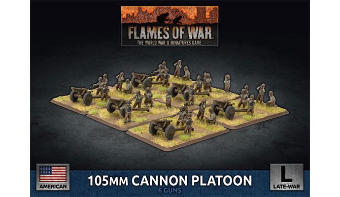 Flames of War: American 105mm Cannon Platoon (Late War) - for just $60! 