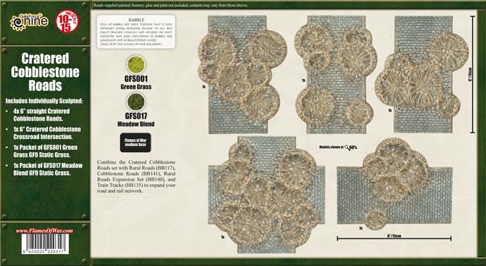 Flames of War: Cratered Cobblestone Roads - for just $45! 