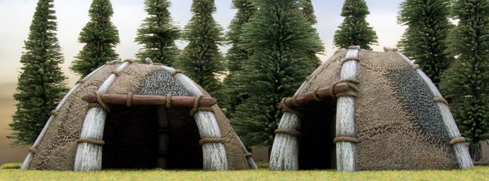 Battlefield in a Box: Bestial Huts - for just $25! 