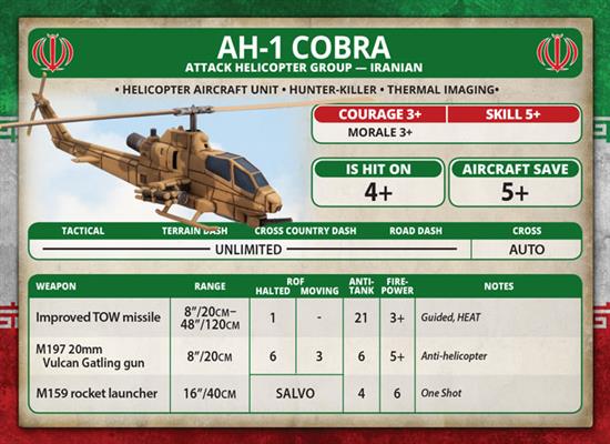 Team Yankee: Iranian Unit Cards - for just $15! 