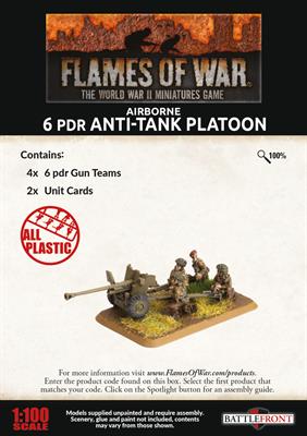Flames of War: British Airborne 6pdr Anti-tank Platoon (Late War) - for just $32! 