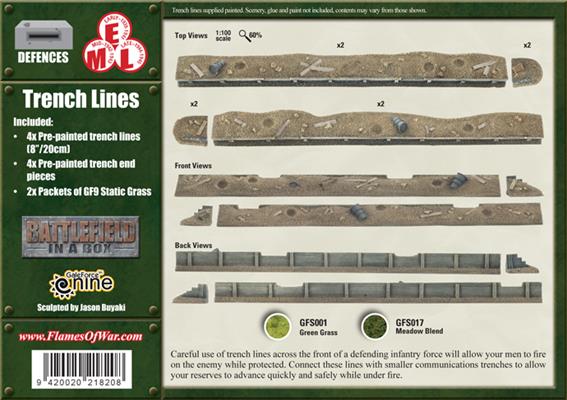 Flames of War: Trench Lines - for just $21! 