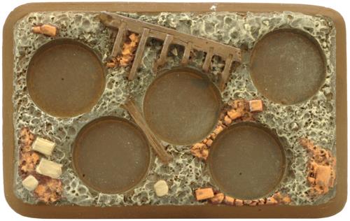 Flames of War: Soviet Plastic Bases - Rubble - for just $22! 