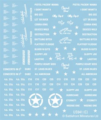 Flames of War: American Decals - for just $13! 