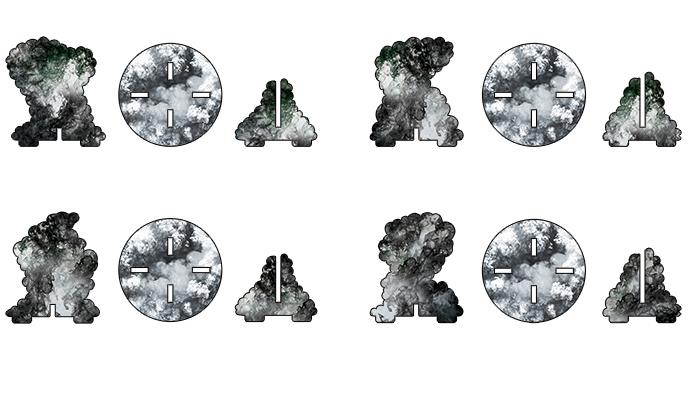 Flames of War: Smoke Bombardment Markers - for just $13! 