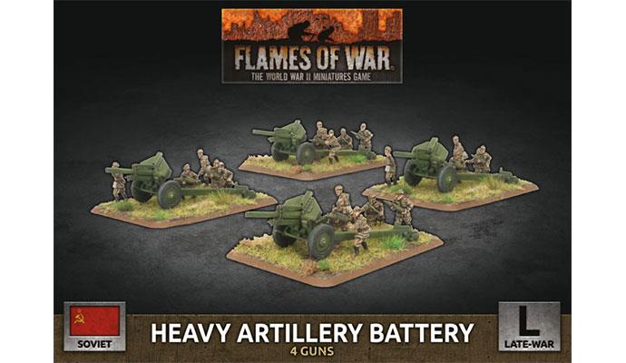 Flames of War: Soviet Heavy Artillery Battery (Late War) - for just $40! 