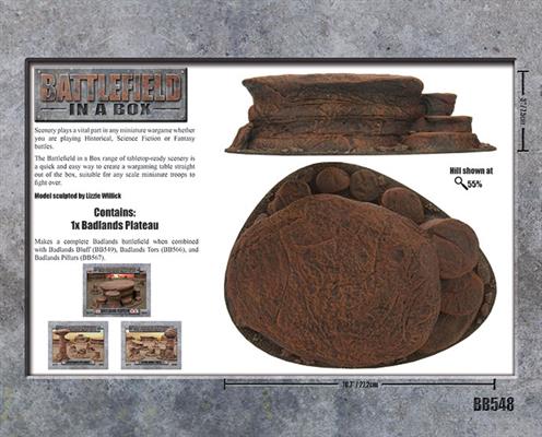Battlefield in a Box: Badlands Plateau - Mars - for just $35! 