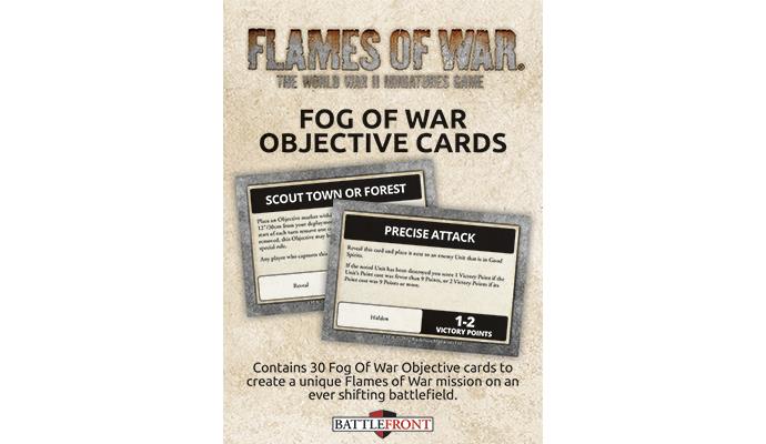 Flames of War: Fog Of War - Objective Cards - for just $5! 