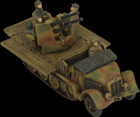 Flames of War: German SD KFZ 7/1 Quad AA Platoon (Mid War) - for just $37! 