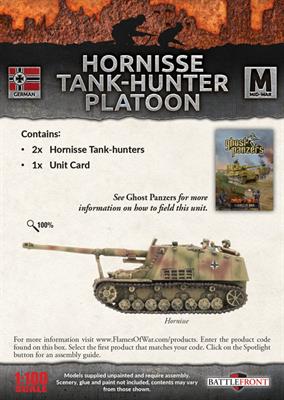 Flames of War: German Hornisse Tank Hunter Platoon (Mid War) - for just $30! 