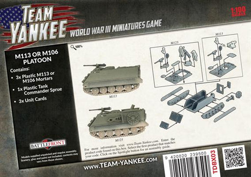 Team Yankee: M113 or M106 Platoon - for just $30! 