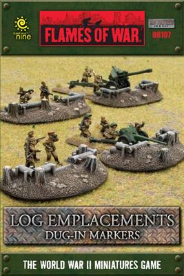 Flames of War: Log Emplacements - Dug In Markers - for just $18! 