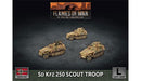 Flames of War: German SD KFZ 250 Scout Troop (Late War) - for just $30! 