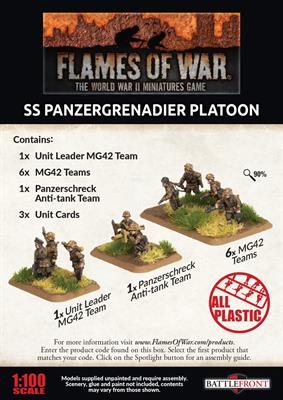 Flames of War: German SS Panzergrenadier Platoon (Late War) - for just $15! 