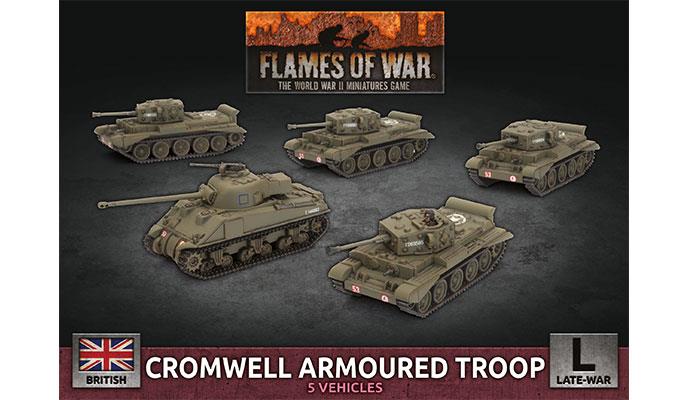 Flames of War: British Cromwell Armoured Troop (Late War) - for just $50! 