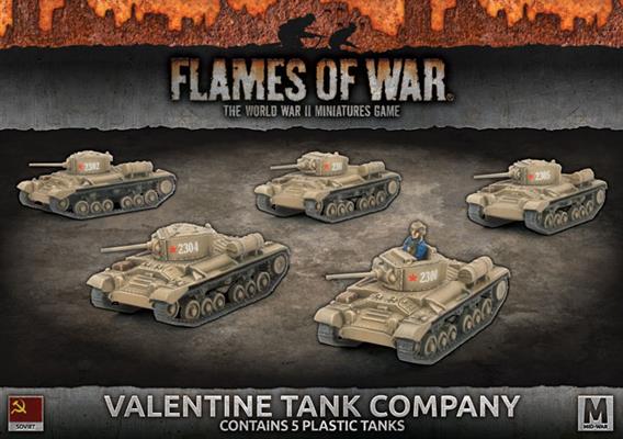 Flames of War: Soviet Valentine Tank Company (Mid War) - for just $50! 