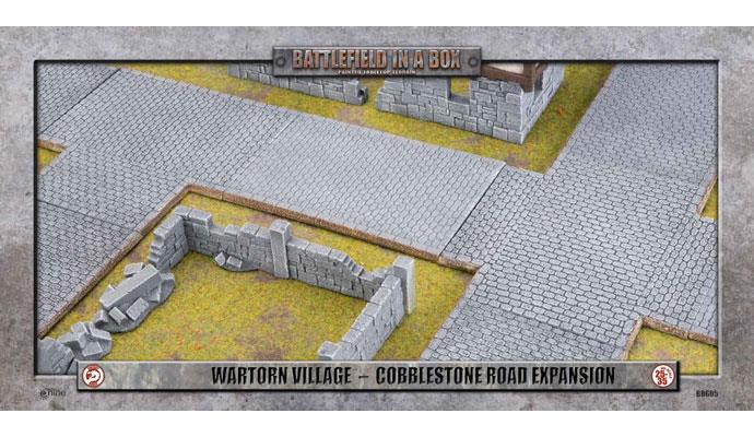 Battlefield in a Box: Wartorn Village - Cobblestone Road Expansion - for just $25! 
