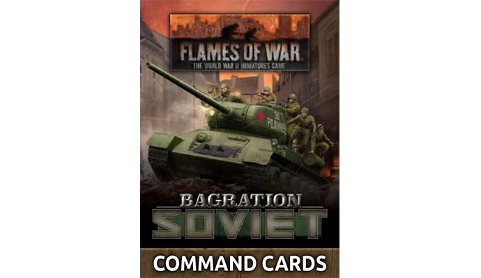 Flames of War: Bagration - Soviet Command Cards - for just $10! 