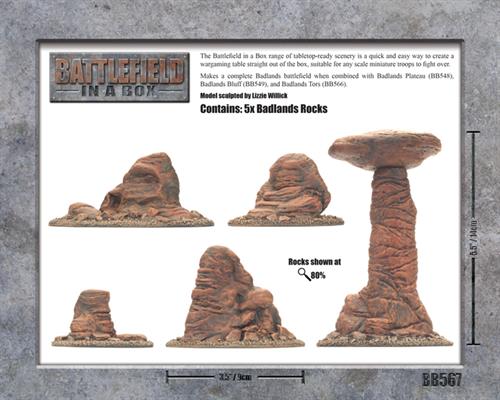 Battlefield in a Box: Badlands Pillars - Mars - for just $25! 