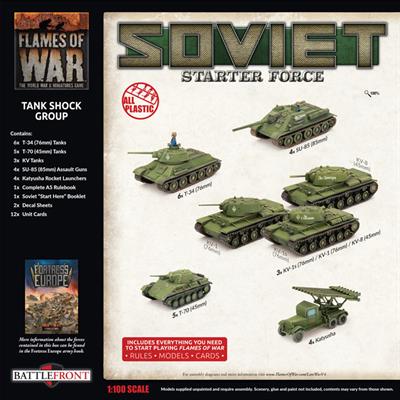 Flames of War: Soviet Starter Force - Tank Shock Group Army Deal (Late War) - for just $110! 