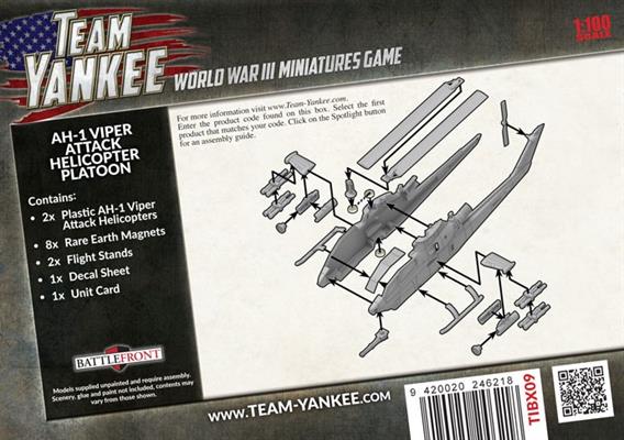 Team Yankee: AH-1 Viper Attack Helicopter Platoon - for just $35! 