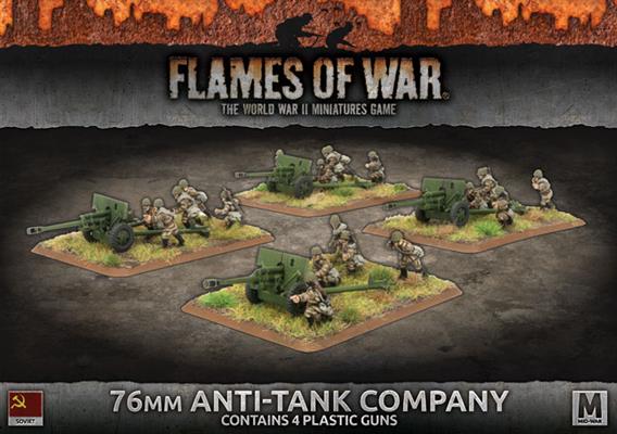 Flames of War: Soviet 76mm Anti-Tank Company (Mid War) - for just $40! 