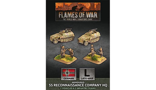 Flames of War: German Armoured SS Reconaissance Company HQ (Late War) - for just $30! 