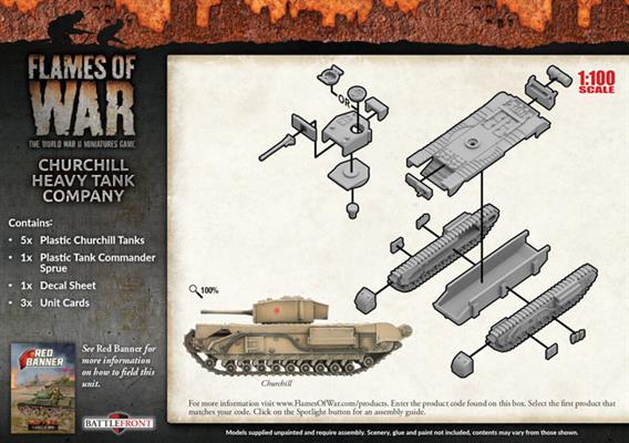Flames of War: Soviet Churchill Heavy Tank Company (Mid War) - for just $50! 