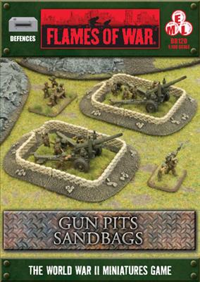 Flames of War: Sandbags - Gun Pit Markers - for just $18! 