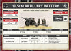 Flames of War: German 10.5cm Artillery Battery (Mid War) - for just $40! 