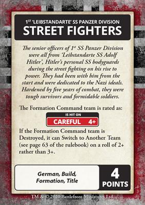Flames of War: D-Day - Waffen-SS Command Card Pack - for just $10! 