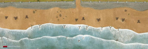Flames of War: D-Day - Beach Landing Mat - for just $30! 