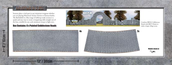 Battlefield in a Box: Wartorn Village - Cobblestone Road - for just $50! 