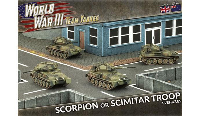 Team Yankee: British - Scorpion or Scimitar Troop - for just $36! 