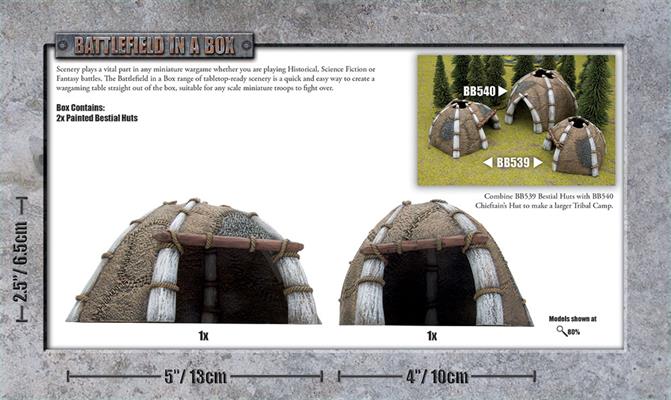 Battlefield in a Box: Bestial Huts - for just $25! 