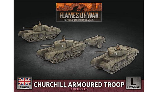 Flames of War: British Churchill Armoured Troop (Late War) - for just $30! 