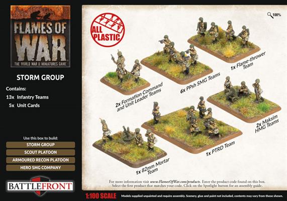 Flames of War: Soviet Storm Group (Late War) - for just $25! 