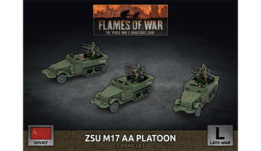 Flames of War: Soviet ZSU M17 Anti-Aircraft Platoon (Late War) - for just $30! 