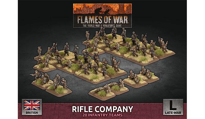 Flames of War: British Rifle Company (Late War) - for just $50! 
