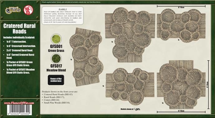 Flames of War: Cratered Rural Roads - for just $45! 