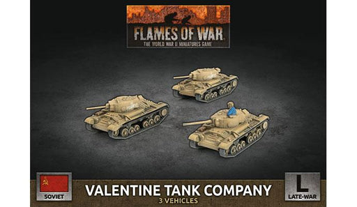 Flames of War: Soviet Valentine Tank Company (Late War) - for just $30! 