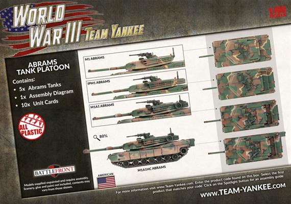 Team Yankee: Abrams Tank Platoon - for just $50! 