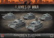 Flames of War: German Panzer IV Platoon (Mid War) - for just $50! 