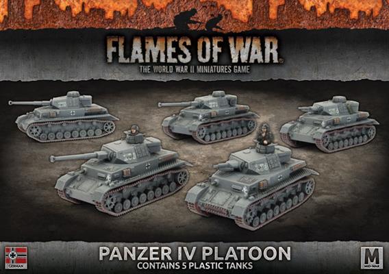 Flames of War: German Panzer IV Platoon (Mid War) - for just $50! 