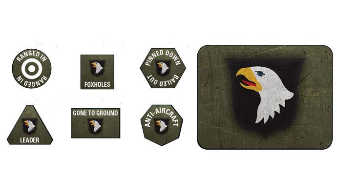 Flames of War: American 101st Airborne Division Tokens and Objectives - for just $16.50! 