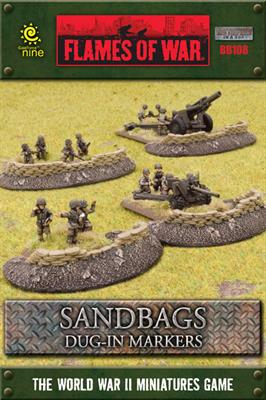 Flames of War: Sandbags - Dug In Markers - for just $18! 