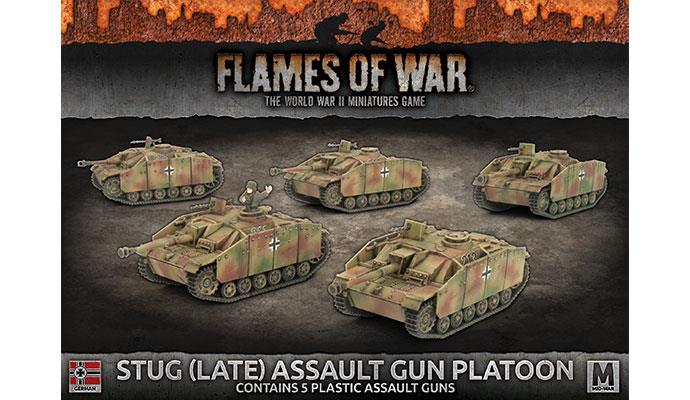 Flames of War: German StuG (Late) Assault Gun Platoon (Mid War) - for just $50! 