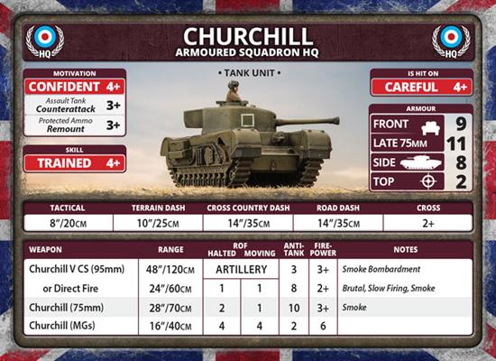 Flames of War: British Churchill Armoured Troop (Late War) - for just $30! 